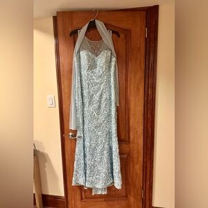 Camille La Vie Light Blue Lace Dress